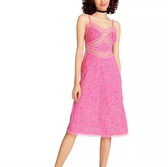 Betsey Johnson Dresses & Skirts - Pink Floral Hollywood Midi Dress